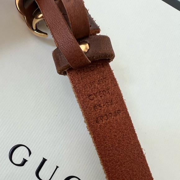 GUCCI Brown Leather Belt - Picture 3 of 9